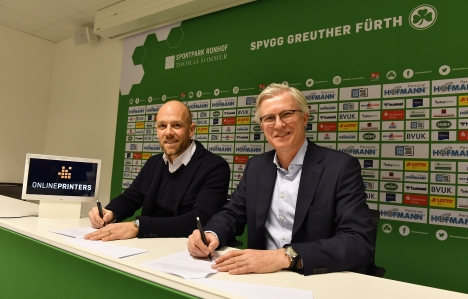 Fußball: Onlineprinters wird Sponsor vom SPVGG Greuther Fürth -
